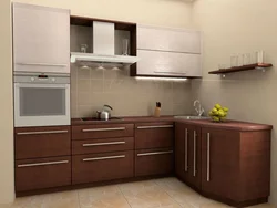 Düz üst fotoşəkili olan künc mətbəxi