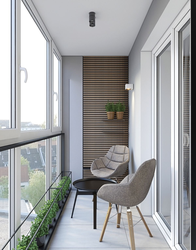 Interior design registration of loggias