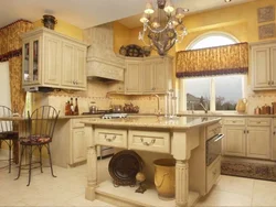 Roman style in the kitchen interior photo
