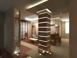 Колонна В Интерьере Спальни