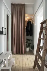 Curtains in the dressing room instead of doors photo