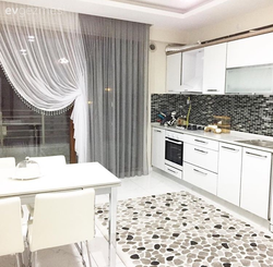Curtains for the kitchen photo 2017 modern for a small kitchen
