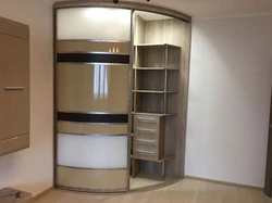 Круглый шкаф в прихожую фото