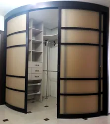 Круглый шкаф в прихожую фото