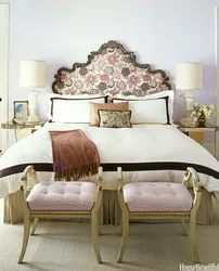 Decorating a bed for a bedroom photo