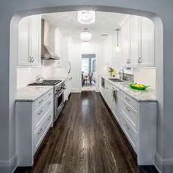 Kitchen design light brown floor