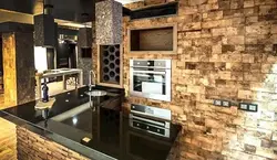 Kitchen interior cork