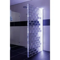 Bathroom design with glass blocks