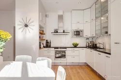 Real photos of kitchens in an apartment in light modern colors