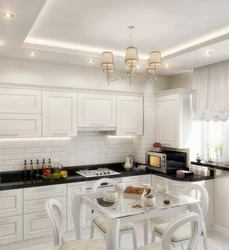 Real photos of kitchens in an apartment in light modern colors