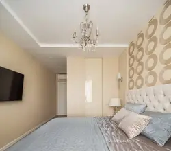 Bedroom interior with balcony and dressing room