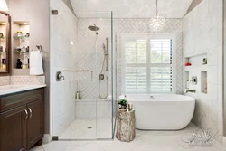 Photo of separate bathroom