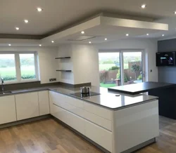Kitchen interior plasterboard