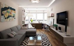 2 otaqlı mənzil üçün mebel dizaynı