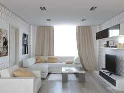 Interior of the corner apartment hall