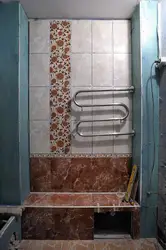Як схаваць трубы ў ваннай фота