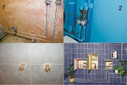 Как скрыть трубы в ванной фото