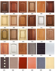 Kitchen façade samples photo