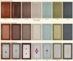 Kitchen façade samples photo
