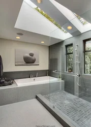 Built-in bathtub interior