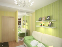 Design of small rooms in an apartment
