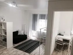 Design of a one-room apartment in Khrushchev with a balcony