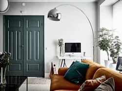 Green doors in the apartment photo