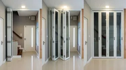 Sliding kitchen doors accordion photo