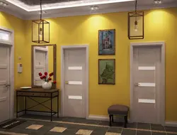 Wall design for painting in the hallway