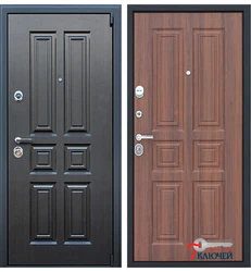 Iron doors to the apartment photo