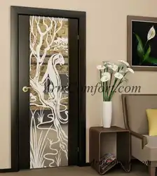 Doors With Glass In The Interior Of The Apartment