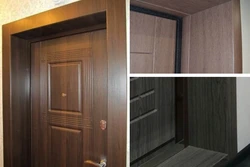 Mənzilin içərisində giriş qapısı yamacları şəkil