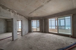 Photo of rough finishing of an apartment in a new building