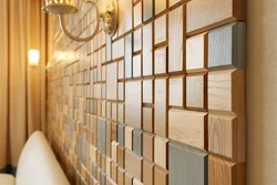 Photo of mosaic on the walls in the hallway