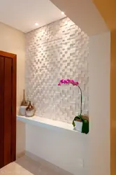 Photo of mosaic on the walls in the hallway