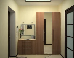 Hallway with 3 doors photo