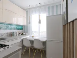 Kitchen design with working window sill