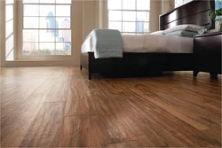 Tiles on the bedroom floor photo