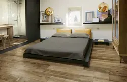 Tiles on the bedroom floor photo