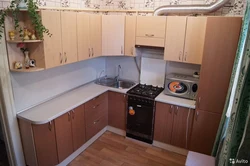 Фото Кухонных Гарнитуров Для Маленькой Кухни С Газовой Плитой Угловые