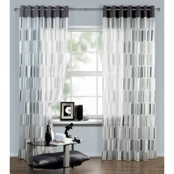 White tulle for the kitchen in a modern style photo
