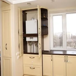 Kitchens to hide a gas boiler photo