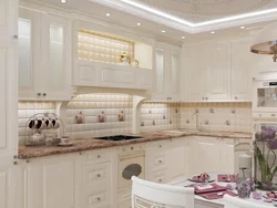 Neoclassical kitchen apron photo