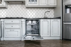 Neoclassical kitchen apron photo