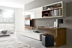 Living Rooms With Desk Photo