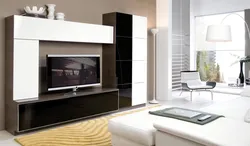 Modern TV cabinets in the living room photo