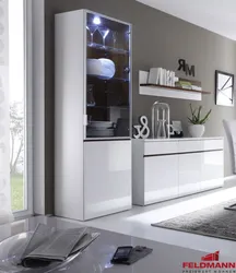 Wardrobe display case for living room modern style photo