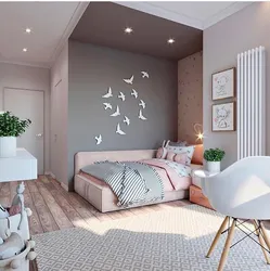 Girl's bedroom interior
