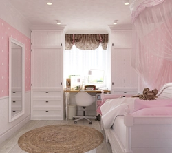 Girl's bedroom interior