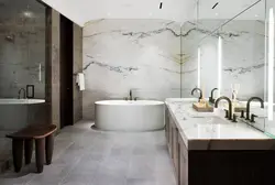 Marble Walls In The Bathroom Photo